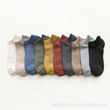 cotton polyester spaned ladies' thin ankle length socks